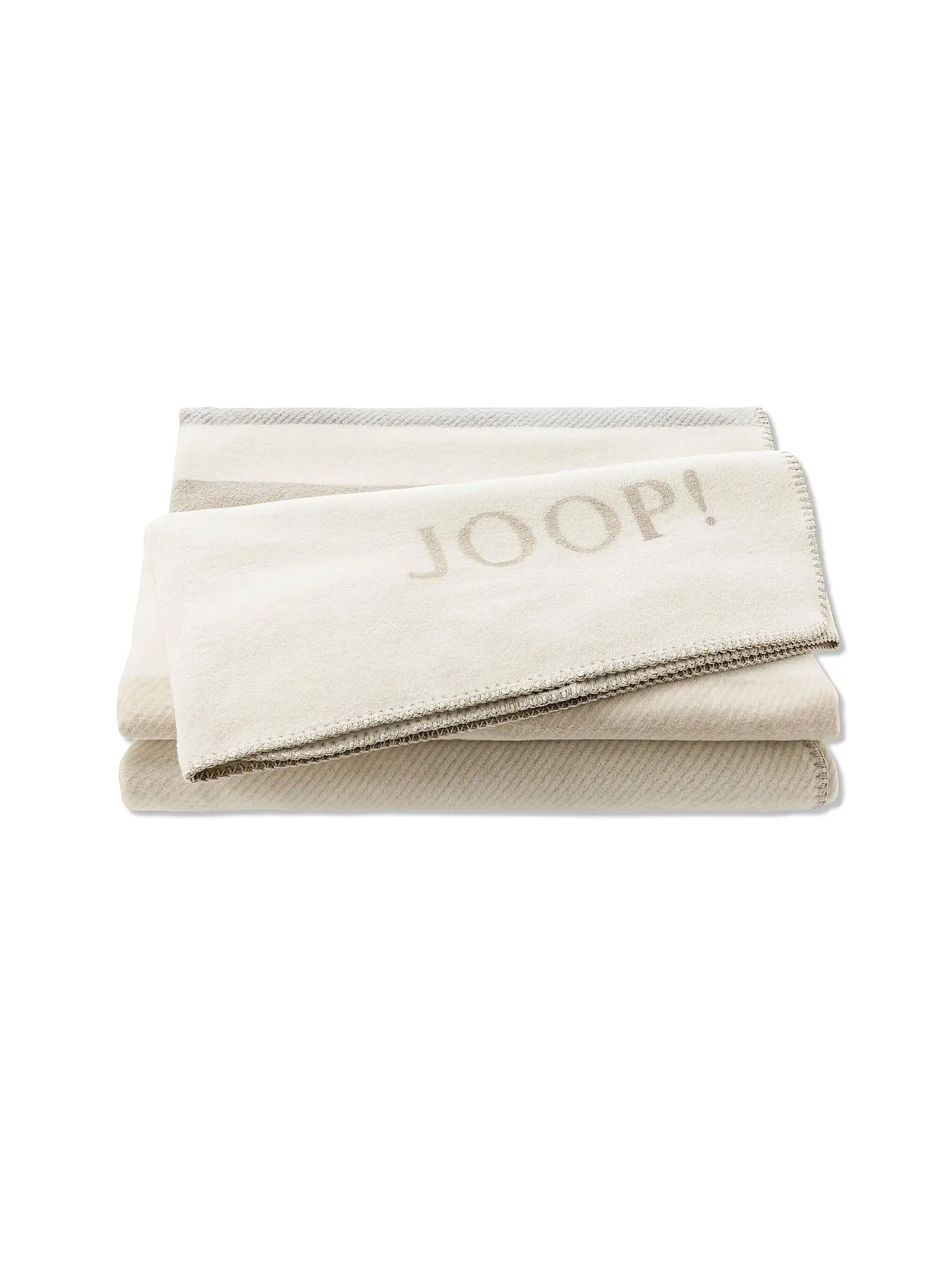 JOOP | Wohndecke SHUTTER 150x200cm Schwarz | beige